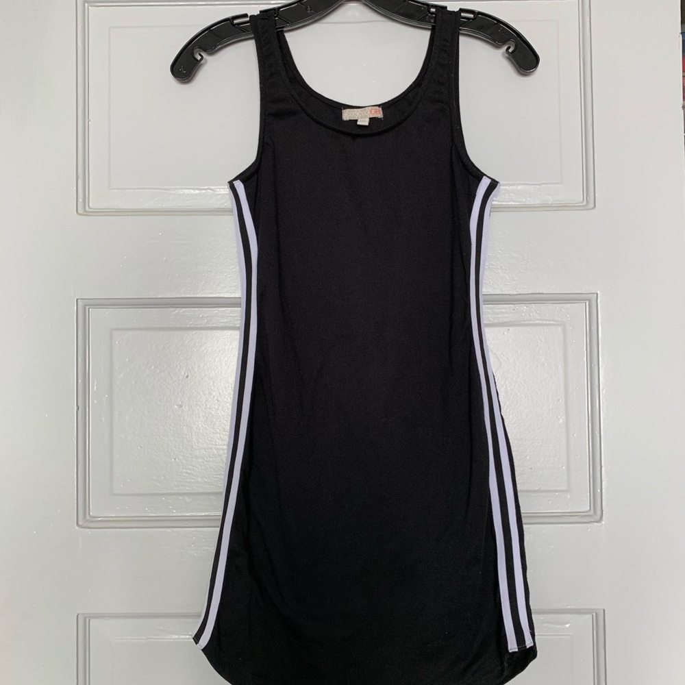Gianni Bini Sporty Stretchy Striped Dress